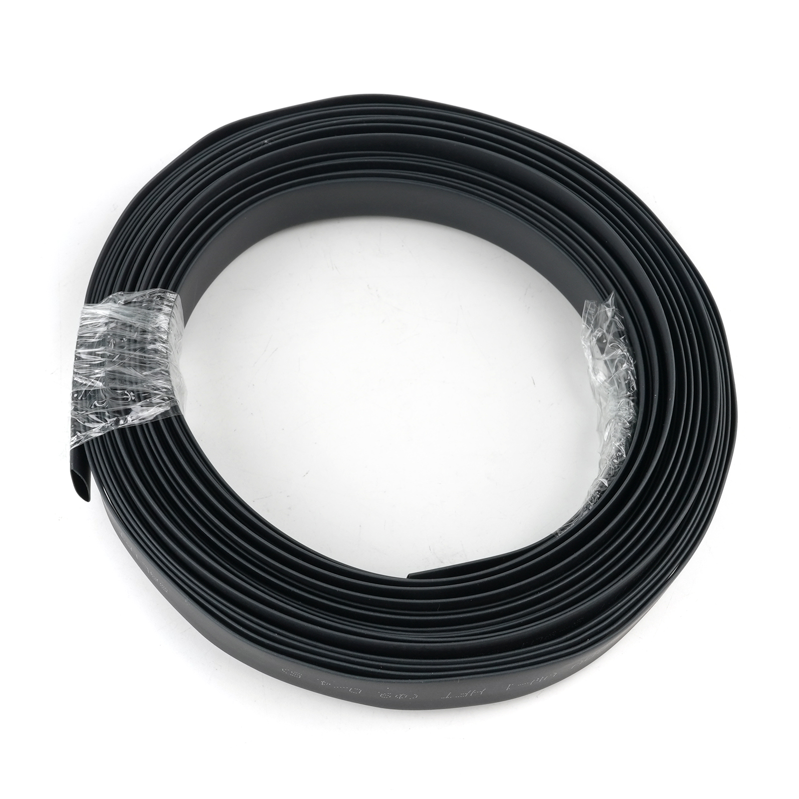 Exemple de câble gainé avec la gaine thermorétractable noire 9mm.
